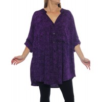 Women's Plus Size Blouse -Prism Purple Katherine 